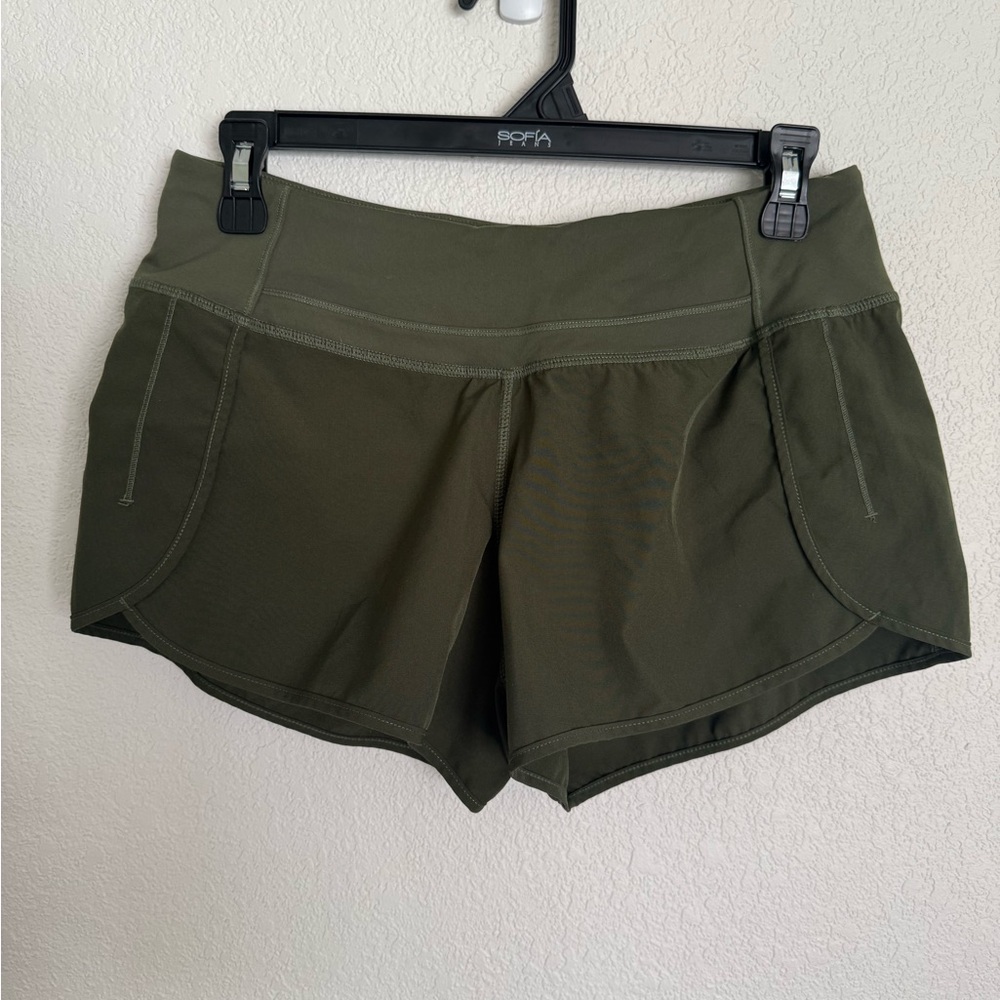Born Primitive Olive Green Athletic Shorts